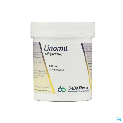 Linomil + Vit E 10mg Softgels 100 Deba