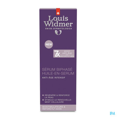 Louis Widmer - Intensief Anti-Ageing Tweefasig Serum Olie-in-Serum (licht parfum) - 35 ml