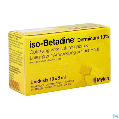 Iso Betadine Derm 10% Unidose Fl 10x5ml