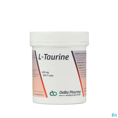 l-taurine Caps 100x500mg Deba