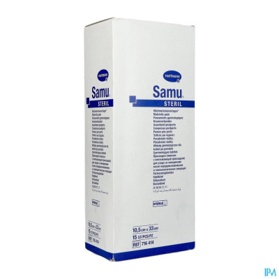 Samu® Steriele Kraamverbanden 10,5x33cm (15 stuks)