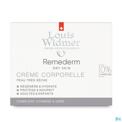 Louis Widmer - Remederm Dry Skin Lichaamscrème (zonder parfum) - 250ml