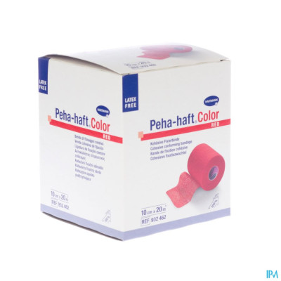 Peha-haft® Rood Latexvrij 10cmx20m (1 stuk)