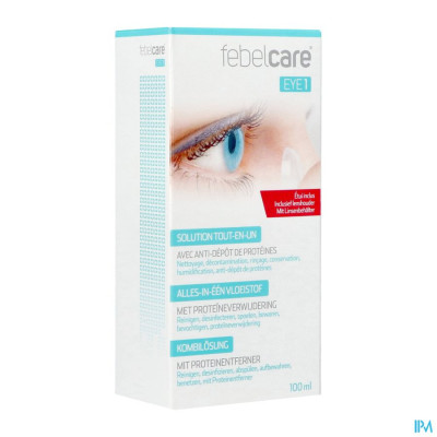 Febelcare EYE1 Alles-in-Een Contactlens Vloeistof 100ml