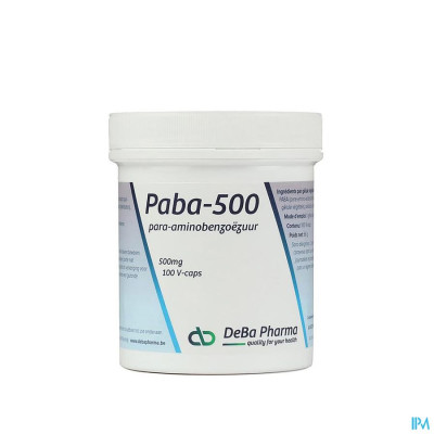 Paba Caps 100x500mg Deba