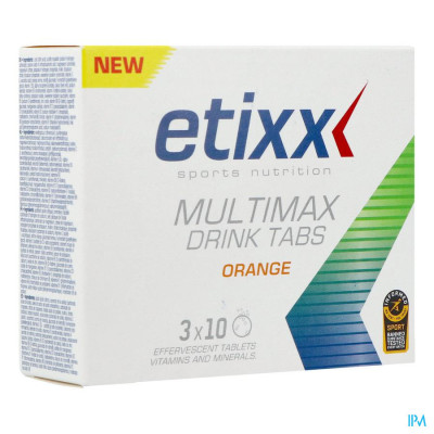 Etixx Multimax Drink Tabs Orange (30 bruistabletten)