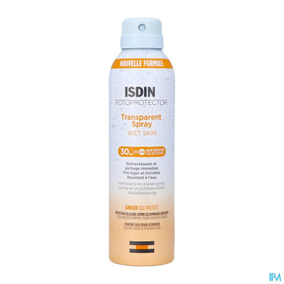 ISDIN Fotoprotector Transparent Spray Wet Skin SPF30 (250ml)