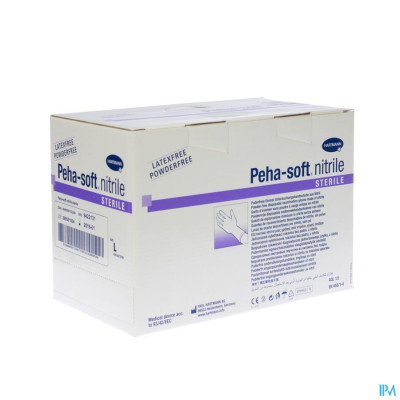 Peha-soft® nitrile steriel L (50 paar)