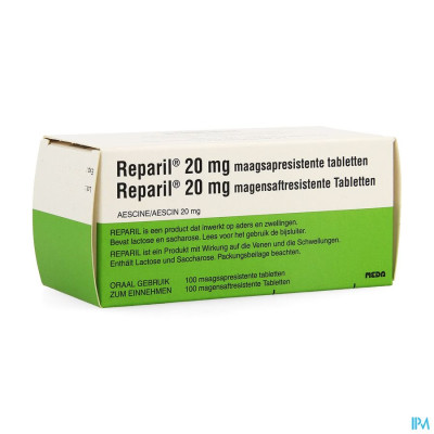 Reparil Comp Gastroresist 100 X 20mg