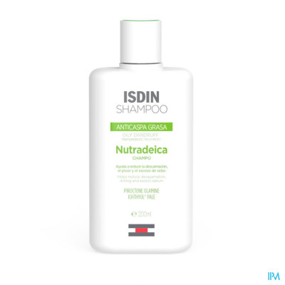 ISDIN Nutradeica Shampoo voor Vette Schilfertjes (200ml)
