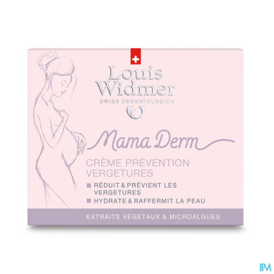 Louis Widmer - MamaDerm Crème tegen Striemen (licht parfum) - 250ml