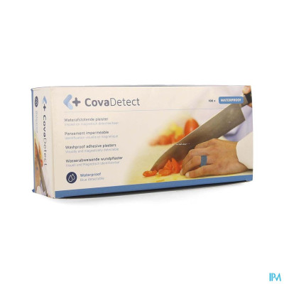 CovaDetect Detecteerbare Kneukelpleister Waterproof 4072W (100 pleisters)