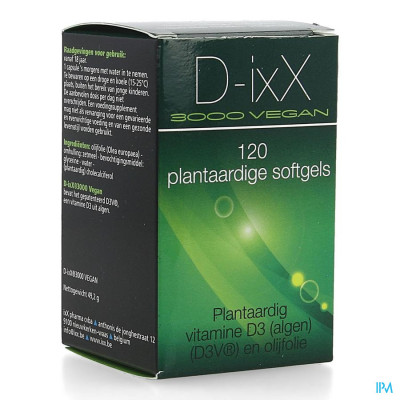 ixX Pharma D-ixX 3000 Vegan (120 softcaps)