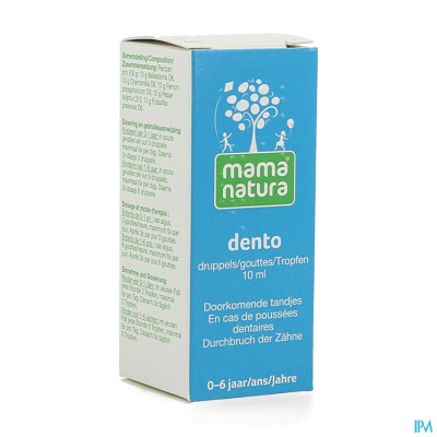 Mama Natura® Dento voor Doorkomende Tandjes (druppels 10 ml)