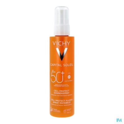 Vichy Capital Soleil Spray Fluide Protection Cellulaire SPF50+ 200ml