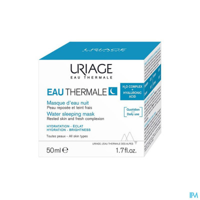 Uriage Eau Thermale Masker Water Nacht 50ml