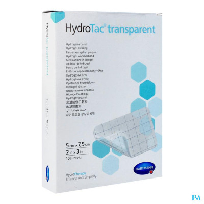HydroTac® Transparent 5x7,5cm Steriel (10 stuks)