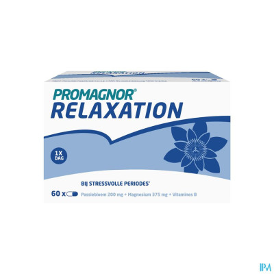 Promagnor Relaxation - Passiebloem, Magnesium & Vitamines B (60 capsules)