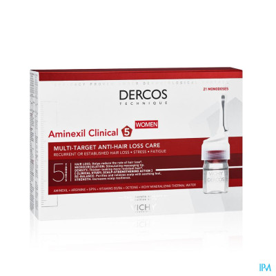 Vichy Dercos Aminexil Clinical 5 Femme 21x6ml