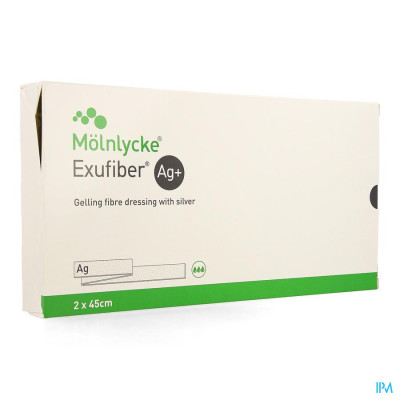 Molnlycke® Exufiber Ag Gel.fibre Dressing Ster Wiek 2,0x45 5