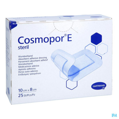 Cosmopor® E Latexvrij 10x8cm (25 stuks)