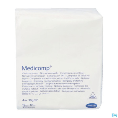 Medicomp® 10x10cm 4-laags Niet-Steriel (100 stuks)