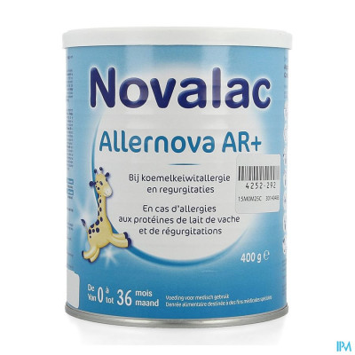 Novalac Allernova AR+ - 0 tot 36 maand (400g)