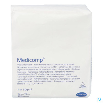 Medicomp® 10x10cm 4-laags Niet-Steriel (100 stuks)