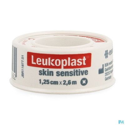 Leukoplast Skin Sensitive Deksel 1,25cmx2,6m