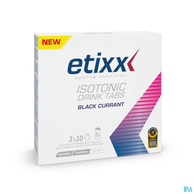 Etixx Isotonic Blackcurrant (30 bruistabletten)