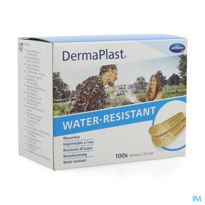 DermaPlast® Water Resistant 19x72mm (100 stuks)