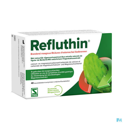 Refluthin® Muntsmaak (48 kauwtabletten)