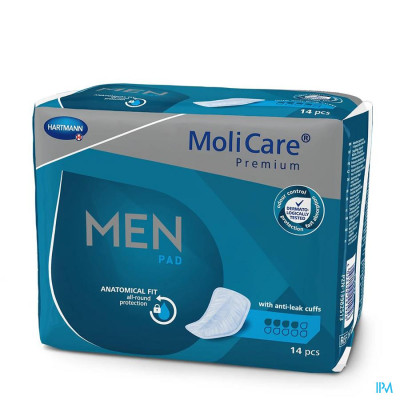 MoliCare® Premium MEN pad 4 drops (14 stuks)