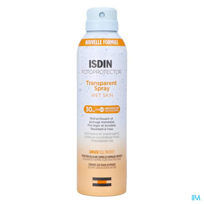 ISDIN Fotoprotector Transparent Spray Wet Skin SPF30 (250ml)