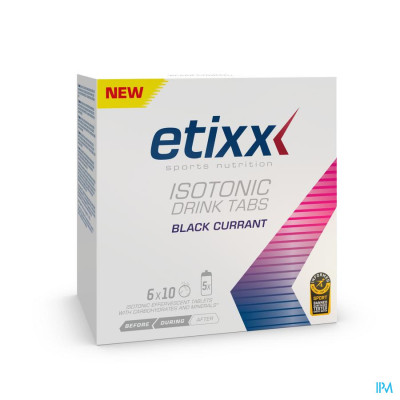 Etixx Isotonic Blackcurrant (60 bruistabletten)