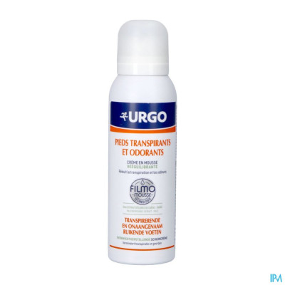 Urgo Transp.&onaang.ruikende Voet Filmo Foam 125ml