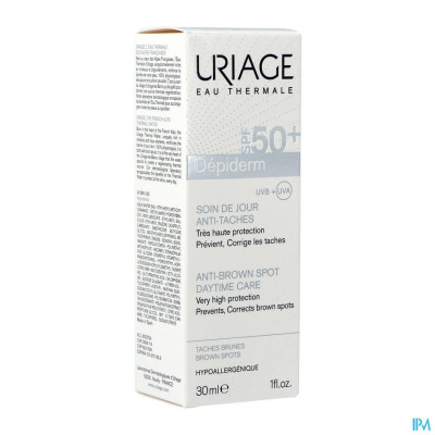 Uriage Dépiderm Dagverzorging tegen Vlekken SPF50+ (30ml)