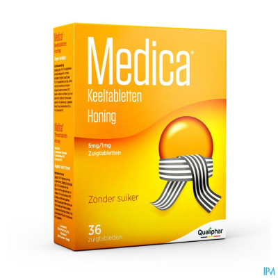 Medica Keeltabletten Honing 36 zuigtabletten