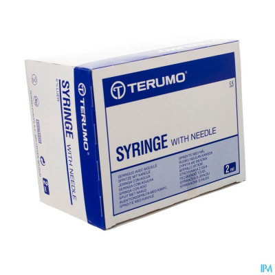 Terumo Spuit 2,5ml Met Naald 25g 5/5 100