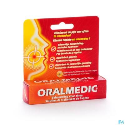 Oralmedic tegen Aften Applicator (3 toepassingen)