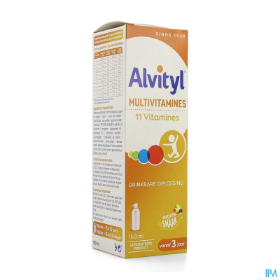 Alvityl Vitaliteit 11 Multivitamines Drinkbaar (150ml)