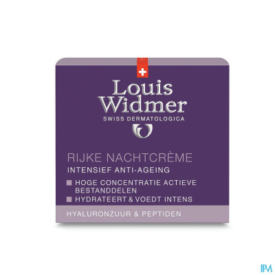 Louis Widmer - Intensief Anti-Ageing Rijke Nachtcrème (licht parfum) - 50ml