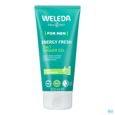 Weleda Men Energy Fresh 3-in-1 Douchegel (200ml)