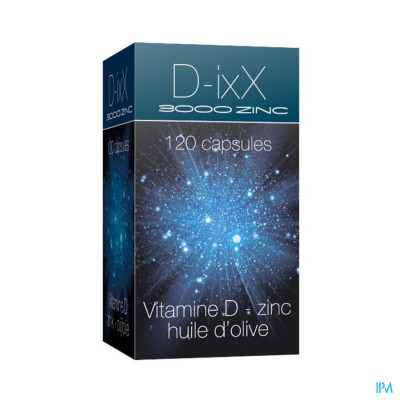 ixX Pharma D-ixX 3000 Zinc (120 softcaps)