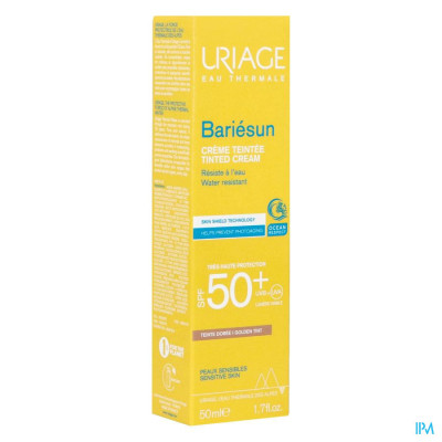 Uriage Bariesun Creme Teintee Ip50+ Doree 50ml Nf