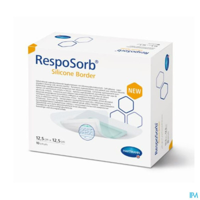 RespoSorb® Silicone Border 12,5x12,5cm (10 stuks)