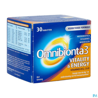 Omnibionta® 3 Vitality & Energy (30 tabletten)