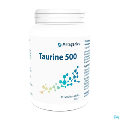 Taurine Caps 90x 500mg Metagenics