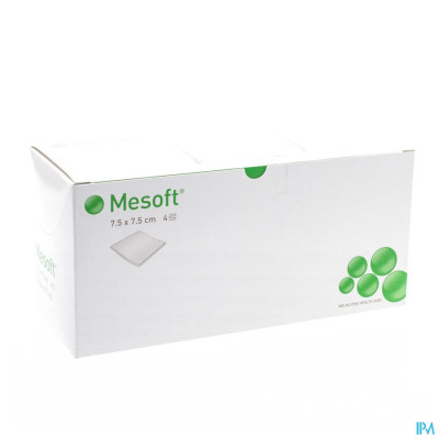 Molnlycke® Mesoft Kp Ster 4l 7,5x 7,5cm 75x2 156140