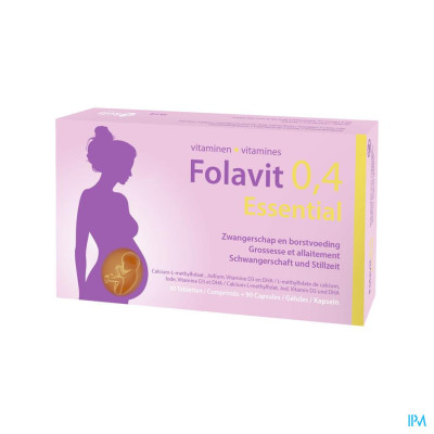 Folavit 0,4 Essential (90 tabletten + 90 capsules)